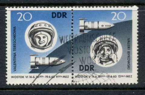 Germany-DDR-1963-Valeri-Bykovski-Space-Flight-FU