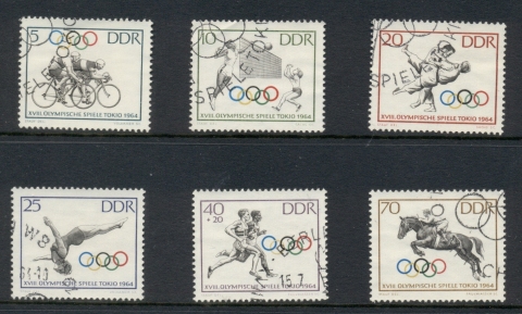 Germany-DDR-1964-Summer-Olympics-Tokyo-FU