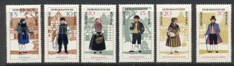 Germany-DDR-1966-Regional-Costumes-MLH