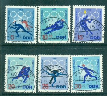 Germany-DDR-1968-Grenoble-Winter-Olympics-CTO-lot57556