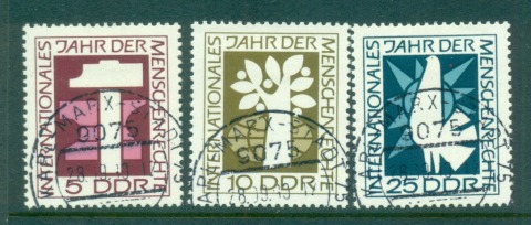 Germany-DDR-1968-Human-Rights-CTO-lot57567