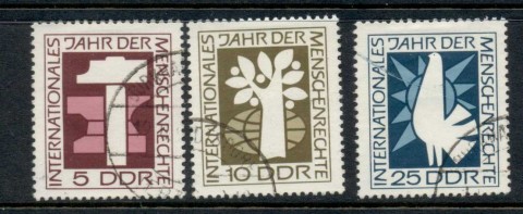 Germany-DDR-1968-International-Human-Rights-Year-CTO