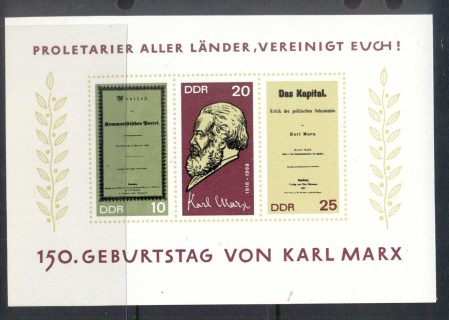 Germany-DDR-1968-Karl-Marx-MS-MUH