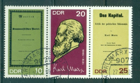 Germany-DDR-1968-Karl-Marx-Str-3-CTO-lot57564