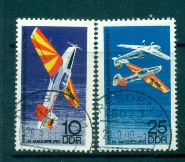 Germany-DDR-1968-Stunt-Planes-CTO-lot57574