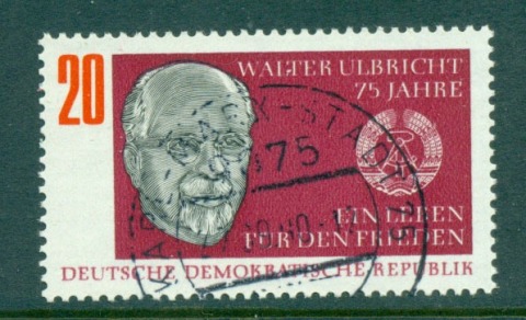 Germany-DDR-1968-Walter-Ulbricht-CTO-lot57571