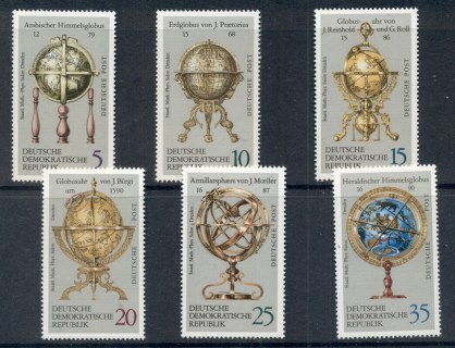 Germany-DDR-1972-Antique-Globes-MUH