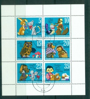 Germany-DDR-1972-Childrens-television-MS-CTO-lot57700