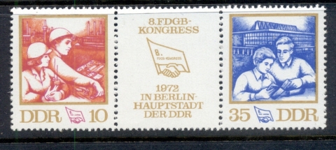 Germany-DDR-1972-Free-German-Trade-Union-MUH