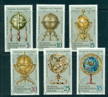 Germany-DDR-1972-Globes-CTO-lot57697