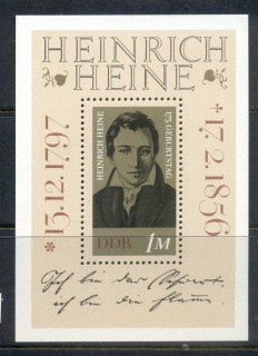 Germany-DDR-1972-Heinrich-Heine-MS-MUH