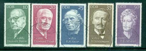 Germany-DDR-1972-Portraits-CTO-lot57680