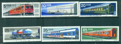 Germany-DDR-1973-Trains-CTO-lot57711