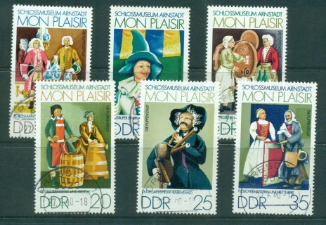 Germany-DDR-1974-Dolls-CTO-lot57749