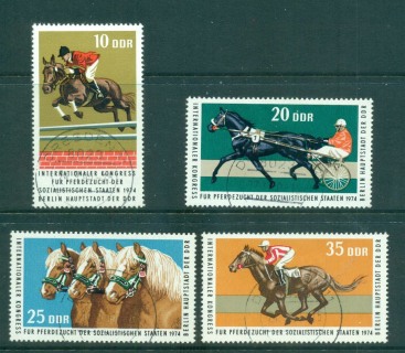 Germany-DDR-1974-Horse-Breeders-CTO-lot57747