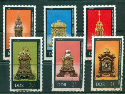 Germany-DDR-1975-Clocks-in-Dresden-Museum-CTO-lot57774