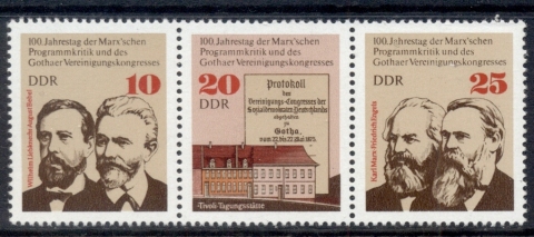 Germany-DDR-1975-Congress-of-Gotha-MUH