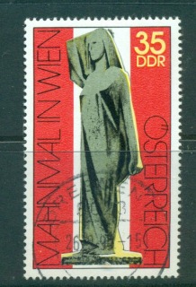 Germany-DDR-1975-Free-Austria-Monument-CTO-lot57783