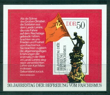 Germany-DDR-1975-Liberation-from-Faschism-MS-CTO-lot57767