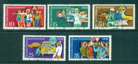 Germany-DDR-1975-Traffic-Police-CTO-lot57780