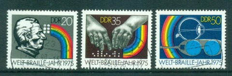 Germany-DDR-1975-World-Braille-year-CTO-lot57784