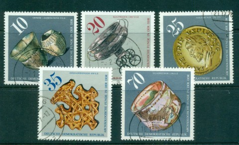 Germany-DDR-1976-Archaeological-Finds-CTO-lot57815