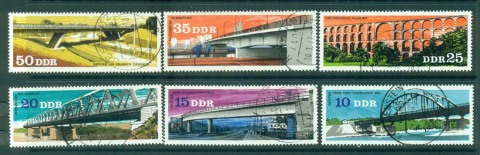 Germany-DDR-1976-Bridges-CTO-lot57811