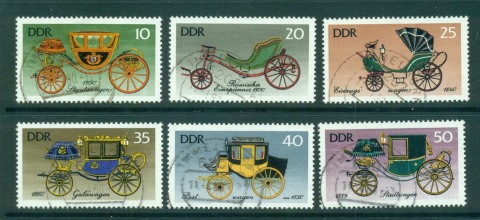 Germany-DDR-1976-Historic-Coaches-CTO-lot57807