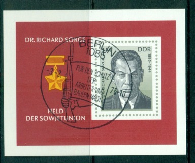 Germany-DDR-1976-Richard-Sorge-CTO-lot57792