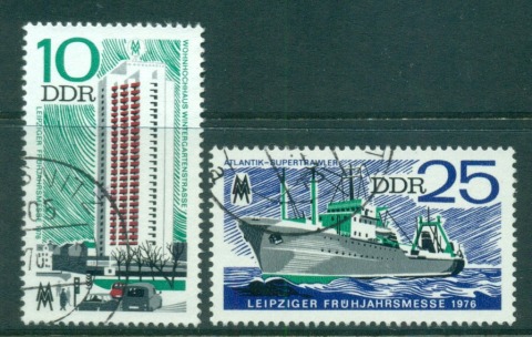 Germany-DDR-1976-leipzig-Fair-CTO-lot57796