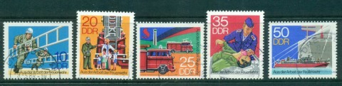 Germany-DDR-1977-Firemen-CTO-lot57845