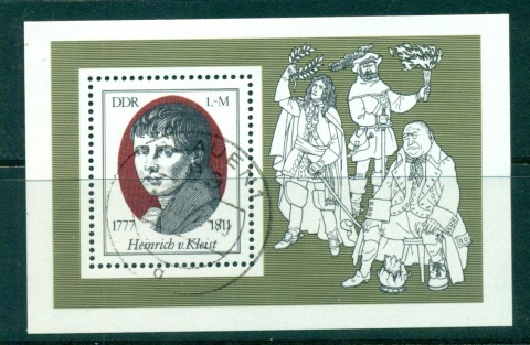 Germany-DDR-1977-Heinrich-von-Kleist-MS-CTO-lot57842