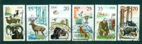 Germany-DDR-1977-Hunting-CTO-lot57844