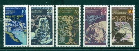 Germany-DDR-1977-Natural-Monuments-CTO-lot57820