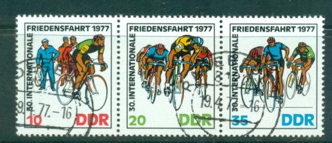 Germany-DDR-1977-Peace-Bicycle-race-Str-3-CTO-lot57823