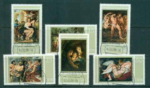 Germany-DDR-1977-Rubens-paintings-CTO-lot57829