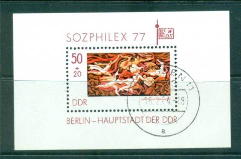 Germany-DDR-1977-SOZPHILEX-77-MS-CTO-lot57846