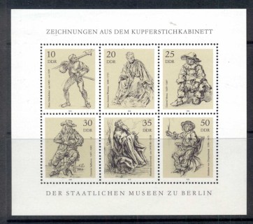 Germany-DDR-1978-Berlin-Museum-Etchings-MS-MUH