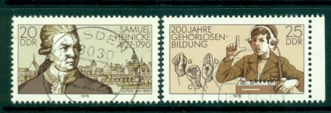 Germany-DDR-1978-Education-of-the-Deaf-CTO-lot57857