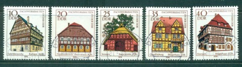 Germany-DDR-1978-Half-Timbered-Buildings-CTO-lot57851