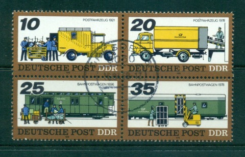 Germany-DDR-1978-Mail-transport-CTO-lot57852