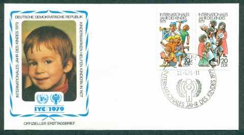 Germany-DDR-1979-IYC-International-Year-of-the-Child-FDC-lot31995