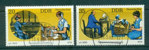 Germany-DDR-1979-Phone-telegraph-Service-CTO-lot57879