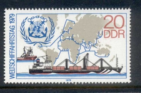 Germany-DDR-1979-World-Navigation-Day-MUH