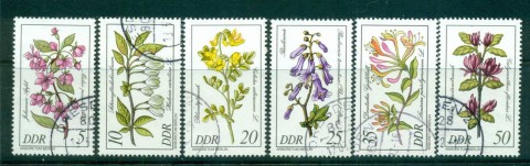 Germany-DDR-1981-Flowers-CTO-lot57939