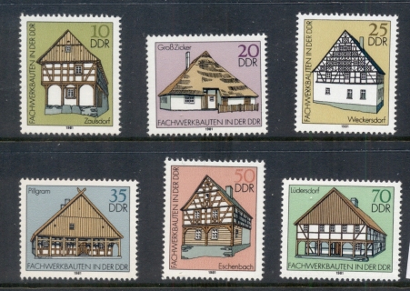 Germany-DDR-1981-Frame-Houses-MUH