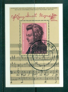 Germany-DDR-1981-Mozart-MS-CTO-lot57937