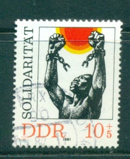 Germany-DDR-1981-Solidarity-CTO-lot57965