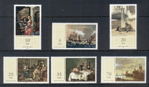 Germany-DDR-1982-17th-Century-paintings-MUH