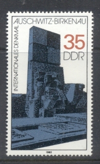 Germany-DDR-1982-Auschwitz-Birkenau-memorial-MUH